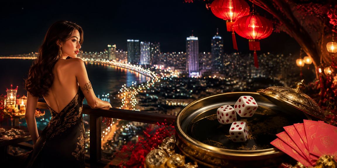 Cảnh giải trí casino về đêm tại Nha Trang